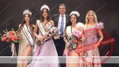 ايلي نحاس يتوج ملكة جمال كازاخستان Ainura Daudova بلقب Miss World Next Top Model 2023