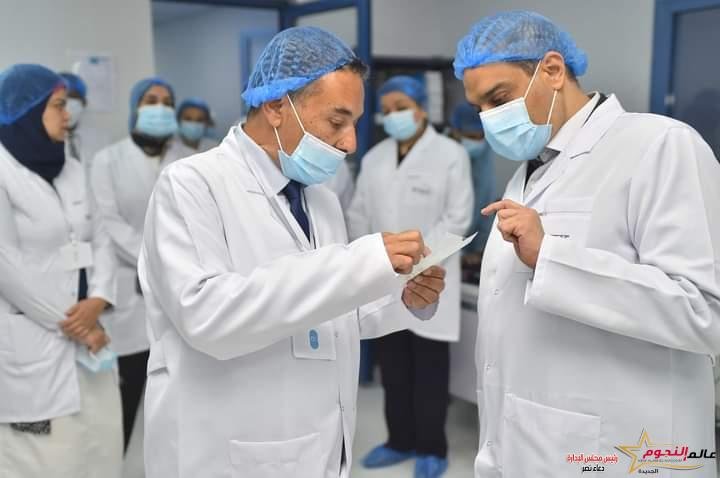 رئيس هيئة الدواء يقوم بزيارة تفقدية لمصنع أوبتالاين للمستلزمات الطبية 1 رئيس هيئة الدواء يقوم بزيارة تفقدية لمصنع أوبتالاين للمستلزمات الطبية