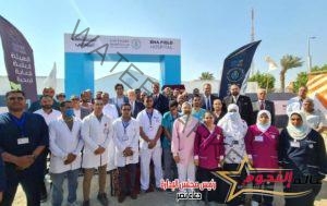 د. السبكي ومحافظ جنوب سيناء يفتتحان مستشفى الطور المُصغر <<EHA FIELD HOSPITAL>>