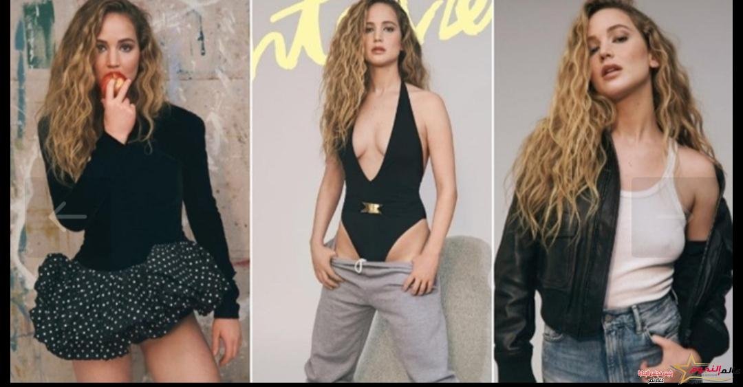 النجمة الأمريكية جينيفر لورانس في جلسة تصوير جديدة.. مايوه وإطلالات رياضية