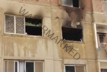 حريق هائل بـ شقة سكنية فى منطقة العمرانية