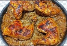 دجاج بالبصل المكرمل ... مقدم من الشيف: نورهان ابو شعيرة