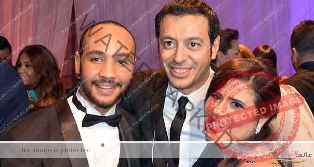سويرس ومصطفى شعبان وليلى علوي وأحمد عبد العزيز في حفل زفاف ابنة خالد صلاح
