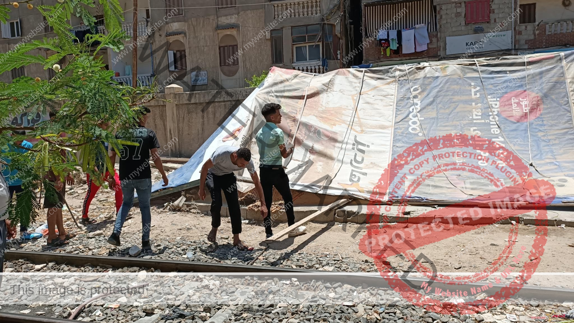 محافظ الإسكندرية: تنفيذ ١١ قرار لإزالة التعديات على أراضي الدولة التابعة لهيئة السكة الحديد بحى المنتزة ثان