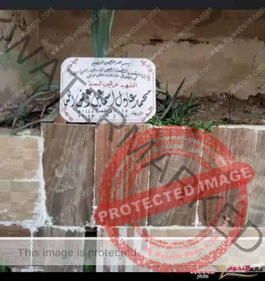 لافتة على قبر محمد عادل قاتل نيرة أشرف تثير الغضب