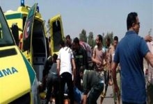 جروح وكسور .. إصابة 12 شخصا فى حادث تصادم سيارتين على طريق الناصرية - الفيوم