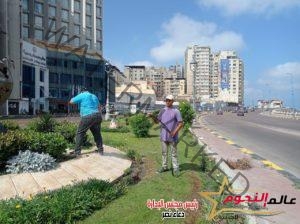 محافظ الإسكندرية يوجه بتكثيف حملات النظافة بالشوارع والميادين