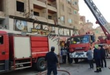 وفاة شخصين نتيجة إندلاع حريق داخل شقة سكنية بـ منطقة الوراق