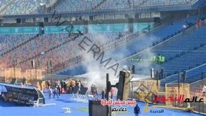 عاجل … نشوب حريق في استاد القاهرة قبل استضافة مباراة القمة بين الأهلي والزمالك