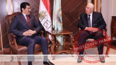"القصير" يبحث مع السفير القطري بالقاهرة تعزيز التعاون الزراعي بين البلدين
