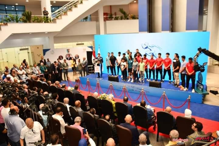 وزير الرياضة يشهد المؤتمر الصحفي للاعلان عن الانتقاء الخاص بالمشروع القومي للموهبه والبطل الاولمبي