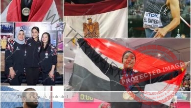وزير الرياضة يشكر البعثة المصرية بعد انتهاء مشاركتها فى الدورة العربية