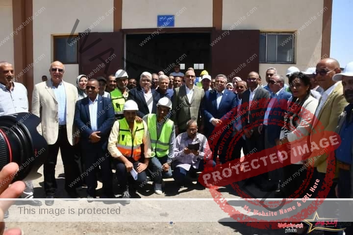 وزير الإسكان ومحافظ البحر الأحمر يختتمان جولة  بتفقد توسعات محطة معالجة صرف صحي مدينة الغردقة 