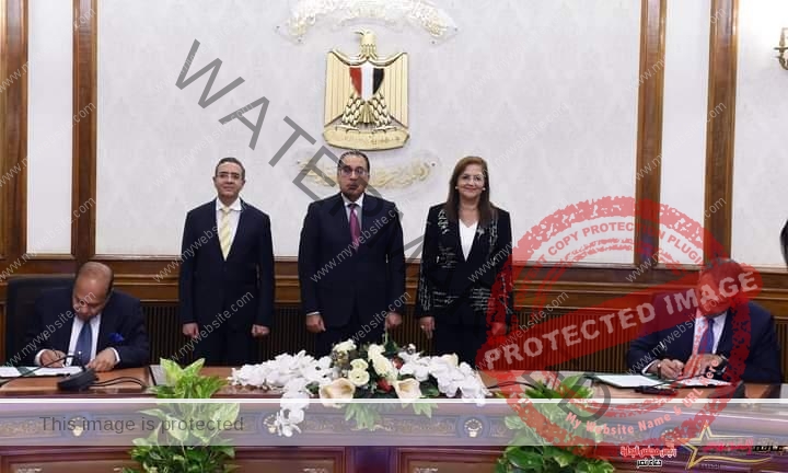 رئيس الوزراء يشهد مراسم توقيع مذكرة تفاهم بين "صندوق مصر السيادي" وشركة "إندوراما" العالمية