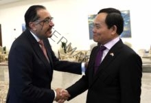 رئيس الوزراء يلتقي نائب رئيس وزراء فيتنام والوفد المرافق له