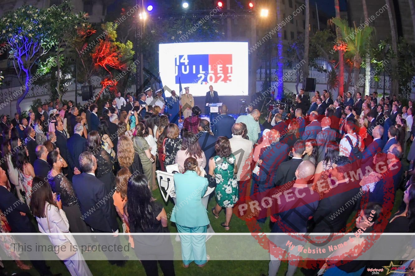 محافظ الإسكندرية يشهد احتفالية القنصلية الفرنسية بالعيد القومي الفرنسي