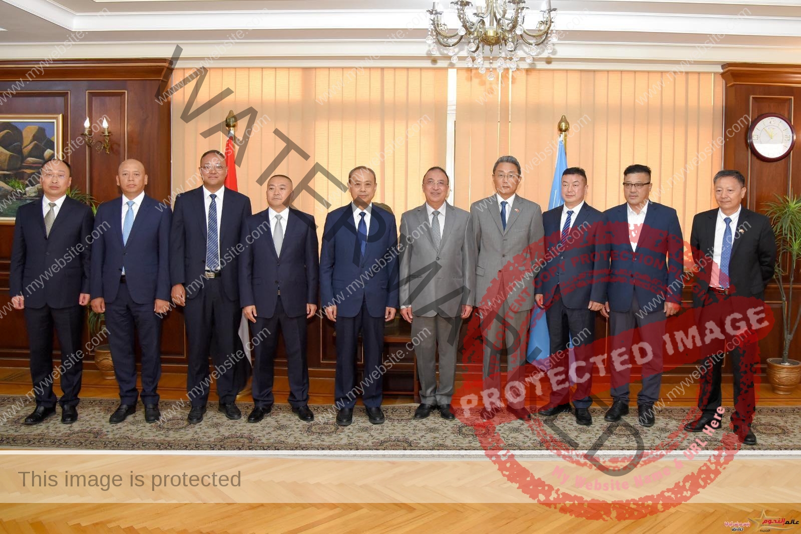 محافظ الإسكندرية يستقبل وفد مقاطعة ستشوان الصينية لتوطيد العلاقات الثنائية