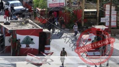 إصابة عناصر من الجيش اللبنانى إثر اشتباكات مخيم عين الحلوة