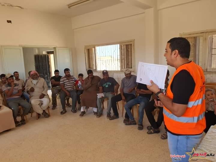 وزارة الشباب والرياضة نفذت مبادرة "حدودنا نبضنا" بمركز شباب الأمل بمدينه رفح المصريه