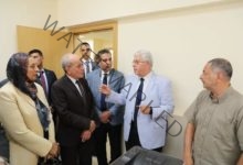 وزير التعليم العالي يتفقد أعمال مكتب التنسيق الرئيسي بجامعة عين شمس 