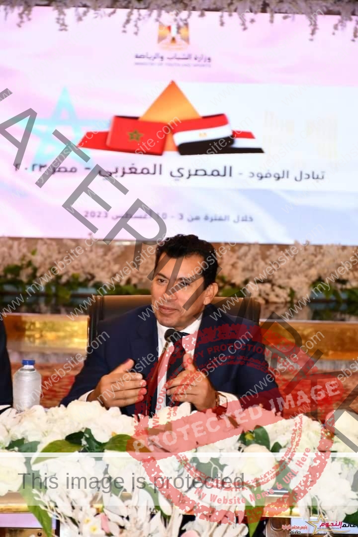 وزير الشباب والرياضة يلتقي الوفد الشبابي المغربي 