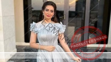 هبة مجدي تتألق بفستان منقوش بالورود بمهرجان القاهرة للدراما