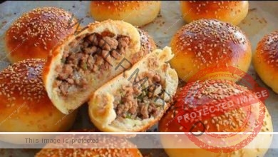 بريوش حادق بحشو اللحمة المفرومة ... مقدم من: مطبخ عالم النجوم