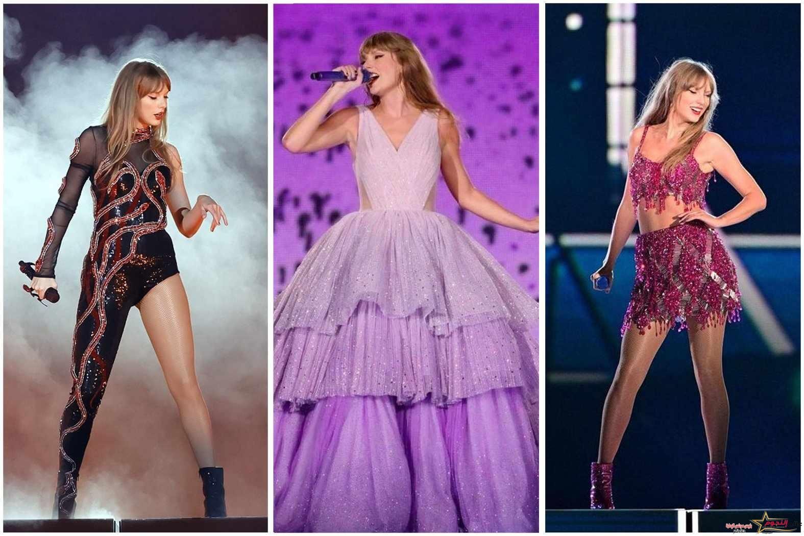 تزامنًا مع إعلان تفاصيل جولتها الغنائية الجديدة..نظرة على إطلالات تايلور سويفت التي لا تُنسى خلال حفلاتها