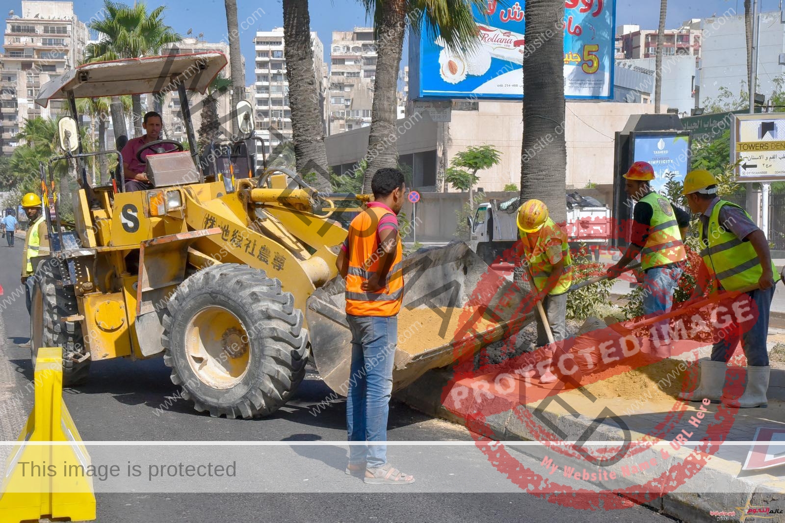 جولة مفاجئة لمحافظ الإسكندرية لمتابعة عملية رصف وإعادة الشىء لأصله بعدد من الشوارع  