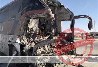 عاجل...مصرع شخصين واصابة 44 ليبيا فى حادث تصادم بمطروح