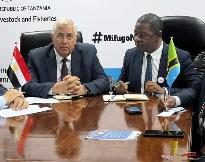القصير يبحث مع وزير الثروة الحيوانيه والسمكية التنزاني تعزيز التعاون في مجال الثروة الحيوانية