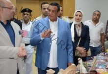 وزير التنمية المحلية ومحافظ بني سويف يفتتحان معرض " أيادي مصر "