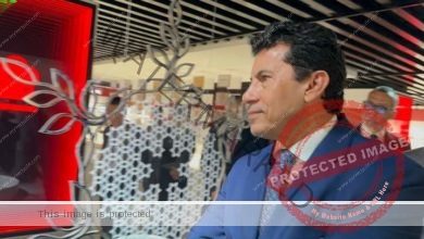 صبحي يهنئ البطل المصري عبد اللطيف منيع ببرونزية بطولة العالم للمصارعة للكبار 