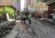 محافظة الجيزة: بدء أعمال رصف وتطوير الطريق الأبيض بحى العجوزة بطول 1200م