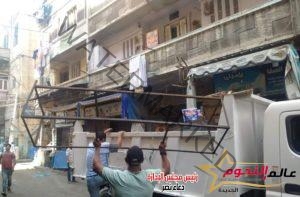 محافظ الإسكندرية يشدد على رؤساء الأحياء بأستمرار تكثيف الحملات وإزالة الإشغال
