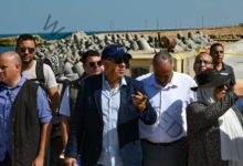لدكتور سويلم يتفقد مشروعات حماية الشواطئ بمدينة الإسكندرية