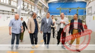 "وزير الدولة للإنتاج الحربى" يواصل الزيارات المفاجئة لشركات الإنتاج الحربي و يتفقد حلوان للصناعات غير الحديدية