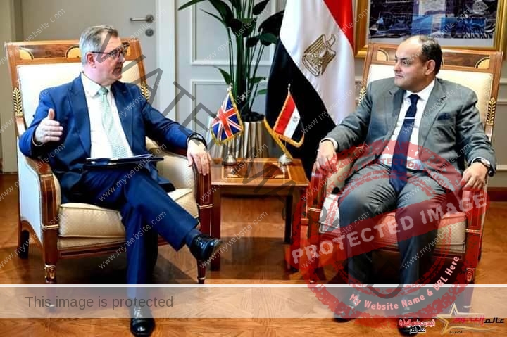 وزير التجارة والصناعة يلتقي المبعوث التجاري لرئيس الوزراء البريطاني إلى مصر