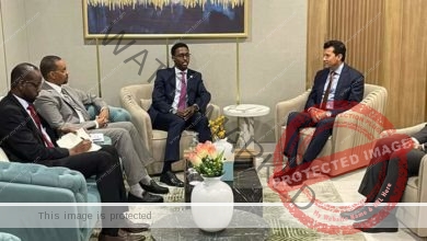 وزير الشباب والرياضة يلتقي نظيره الصومالي لبحث أطر التعاون المشترك