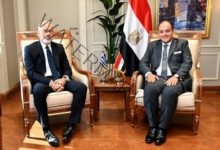سمير يبحث مع سفير اليونان بالقاهرة سبل تعزيز العلاقات الاقتصادية بين البلدين