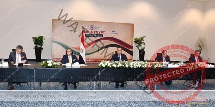 رئيس الوزراء يعقد اجتماعًا مع ممثلي 30شركة هندية على هامش انعقاد ملتقى الأعمال المصري الهندي