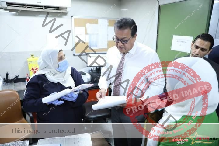 وزير الصحة يتفقد مستشفى الجلاء التعليمي لأمراض النساء والولادة والأطفال 