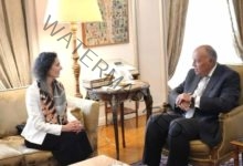 وزير الخارجية يستقبل وزيرة خارجية بلچيكا في القاهرة