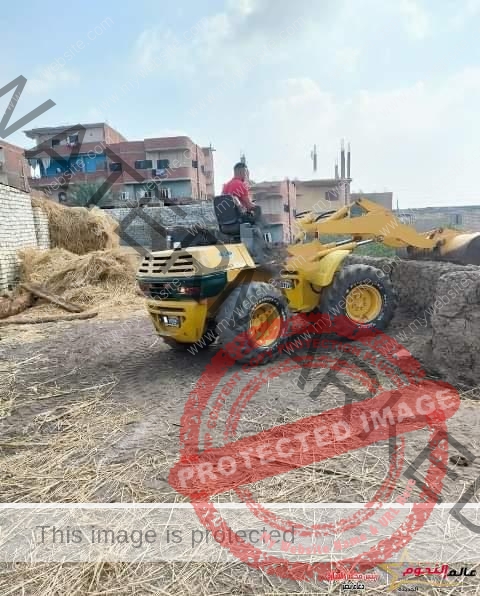 تكثيف الحملات اليومية لإزالة تعديات البناء المخالف على الأراضى الزراعيةبنطاق محافظة الشرقية 
