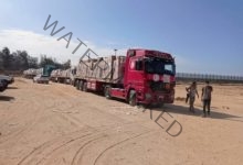 استلام 59 شاحنة محملة بالمساعدات عبر معبر رفح اليوم