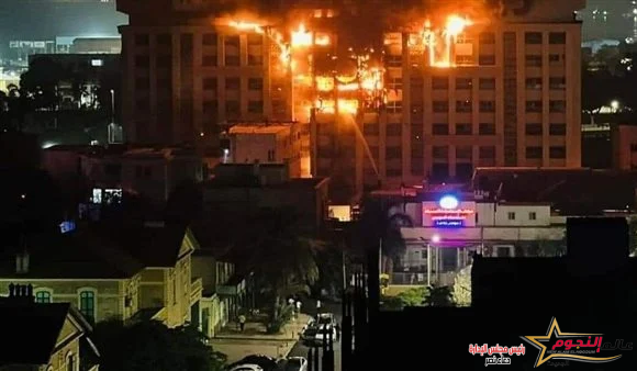 عاجل.. حريق هائل يلتهم مديرية أمن الاسماعيلية 