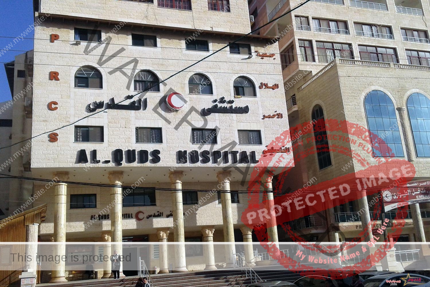 الهلال الأحمر الفلسطينى: لن نخلى مستشفى القدس فى غزة رغم تهديدات الاحتلال