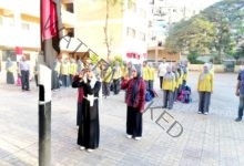 مدارس مصر تقف دقيقة حدادا على أرواح شهداء الشعب الفلسطيني