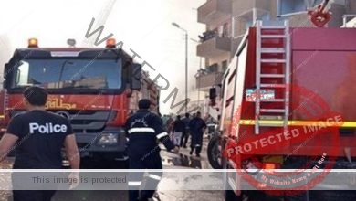 السيطرة على حريق داخل السوق التجاري خلف مسجد السيدة زينب دون إصابات