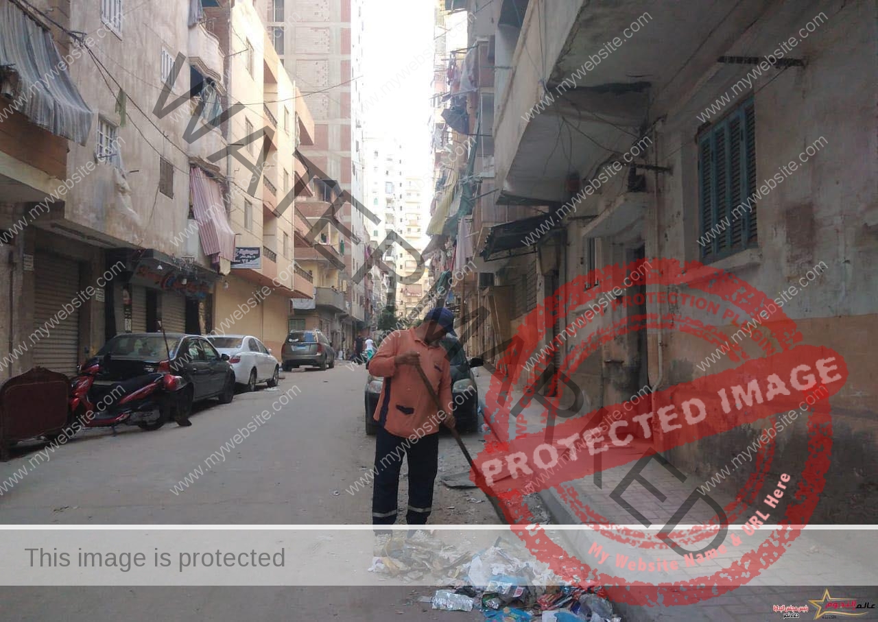 محافظ الإسكندرية رفع نحو 79 ألف طن من المخلفات الصلبة على مستوى الأحياء خلال الشهر الجاري